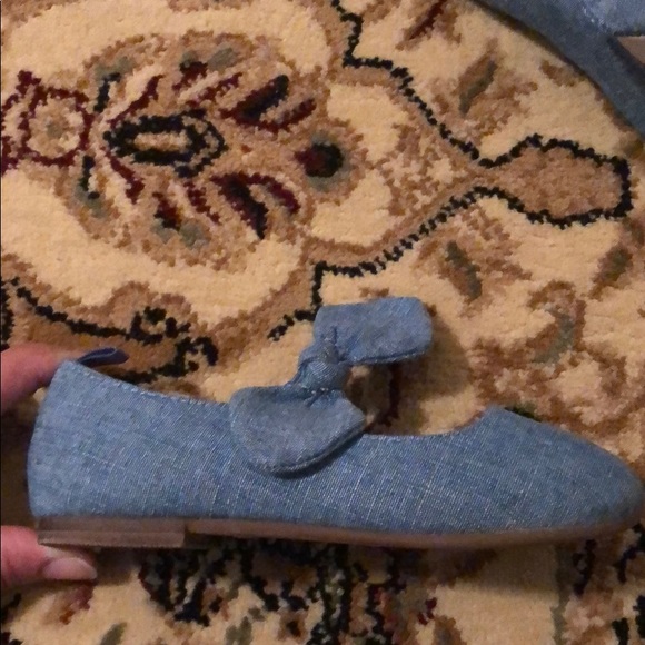 Gap little girls chambray Mary Janes - Picture 3 of 5